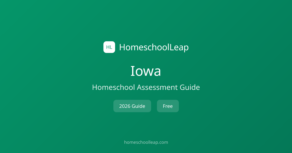 Iowa Homeschool Assessment Guide (2026) | HomeschoolLeap